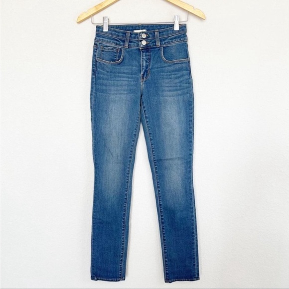 L'AGENCE Peyton High-Rise Skinny Ankle Crop Jeans Size 25 NWOT in Premier Color - Picture 2 of 8